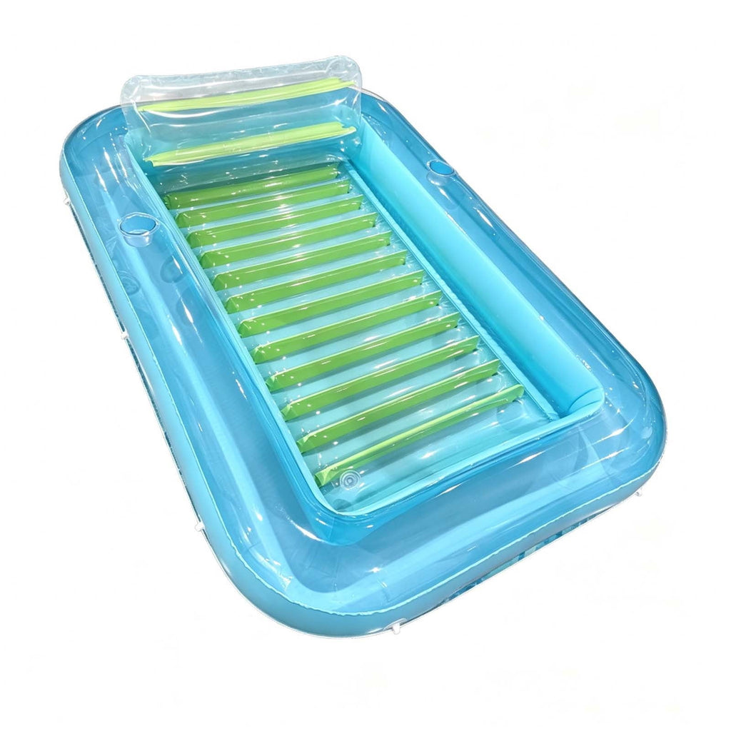 Inflatable Pool Floating Sofa With Headrest, Large Water Lounger For Adults Teens/Youth, Summer Beach Pool Party