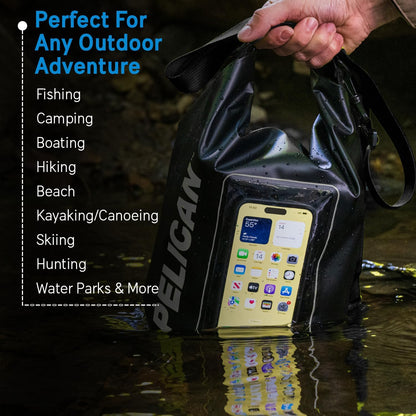 Pelican Marine IP68 Waterproof Dry Bag | Phone Pouch, Roll-Top Seal