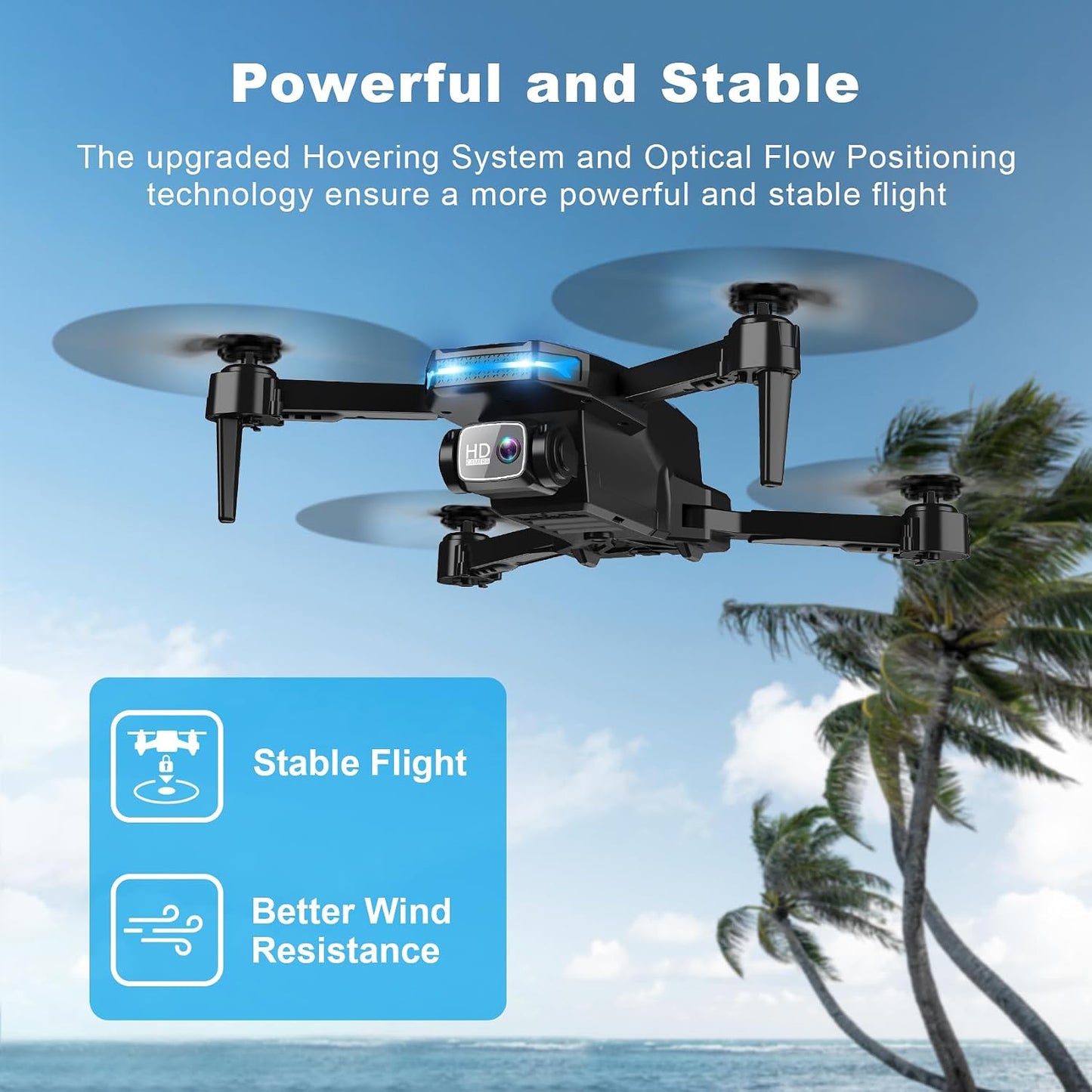 Foldable Drone with 1080P HD Camera – 25-Min Flight, Gesture Control & Beginner-Friendly