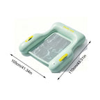 Inflatable Pool Floating Sofa With Headrest, Large Water Lounger For Adults Teens/Youth, Summer Beach Pool Party