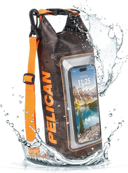 Pelican Marine IP68 Waterproof Dry Bag | Phone Pouch, Roll-Top Seal
